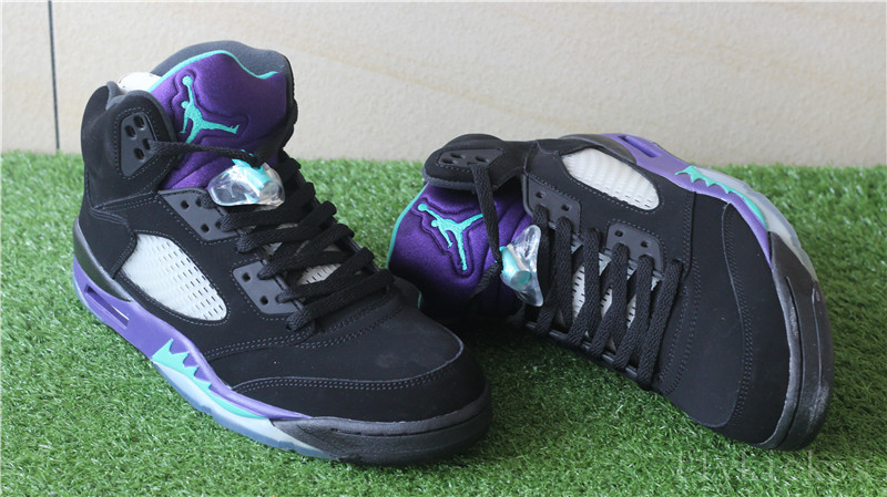 jordan 5 purple and black